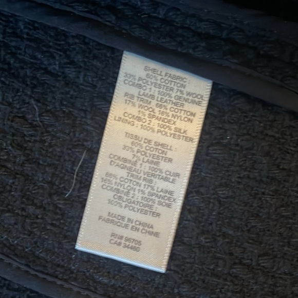 Rebecca Taylor Cropped Black Tweed Jacket | Sz 6 wool blend - Picture 4 of 8